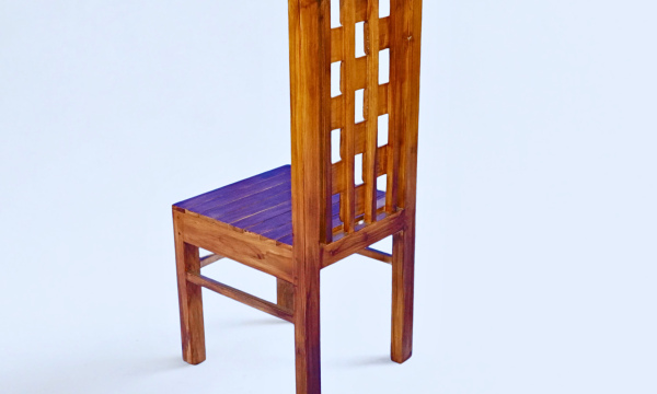 Solid Teak Wood Dining Chairs – Set of 6 Wooden Chairs – Solid Wood Chairs for Dining & Everyday Use (CMP-0005T)