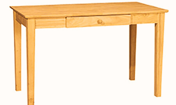 Acacia Wood Writing Table with Natural Finish – Solid Wood Desk (CMO-0027A)