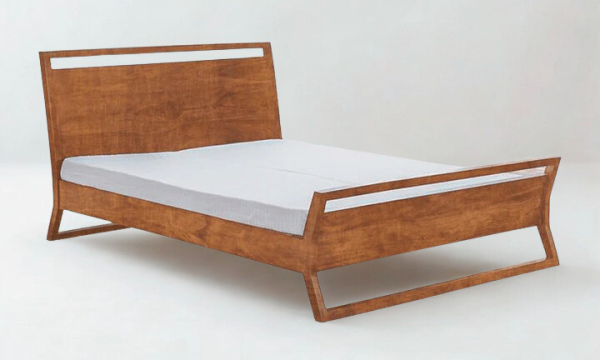 Teak Wood Queen Size Bed (CMO-0033T)